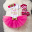 Fluffy Pink Tutu Dress for Baby's First Birthday