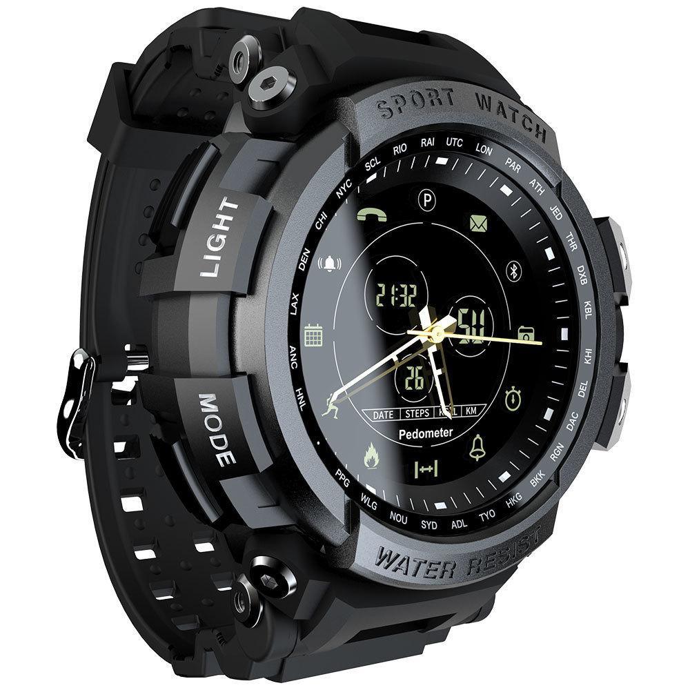 Montre intelligente sportive moderne - Étanchéité 5ATM et connectivité Bluetooth