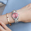 Montre à Quartz en Rhinestones de Luxe STEVVEX pour Femmes
