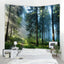 Beautiful Natural Forest Printed Large Wall Tapestry Wall Art Decor - Korvel