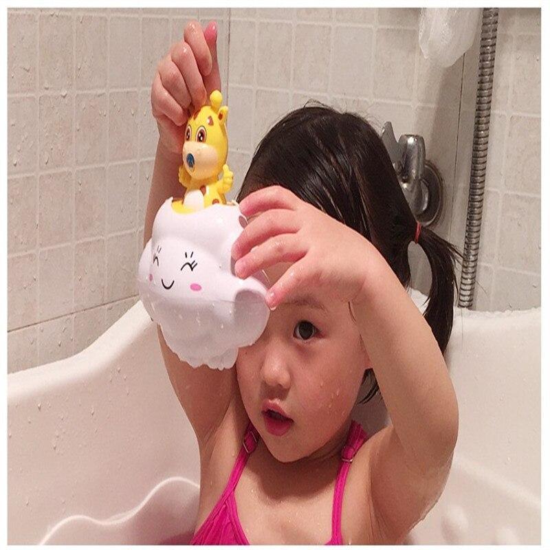 Jouets de bain pour bébés animaux en cartoon mignons pour un apprentissage amusant