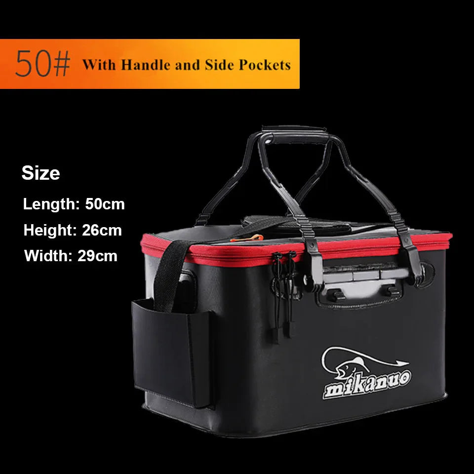 Portable EVA Fishing Bag - Collapsible Fishing Bucket