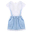 Conjunto de Vestido con Volantes Encantador para Niñas Pequeñas