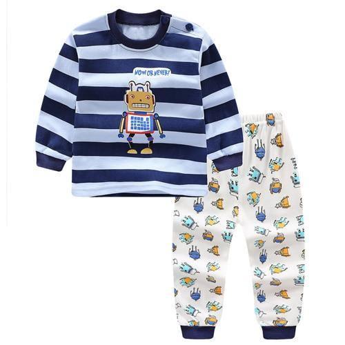 Premium Cotton Baby Boy Outfit Set with Cartoon Designs