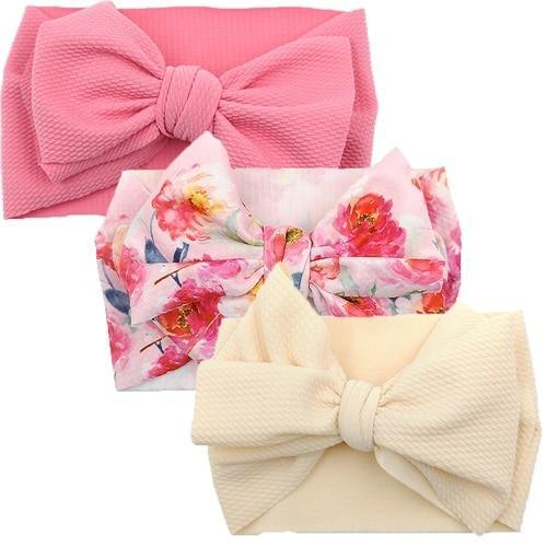 Ensemble de Turbans et Bandeaux Élégants pour Filles - 3 Pièces