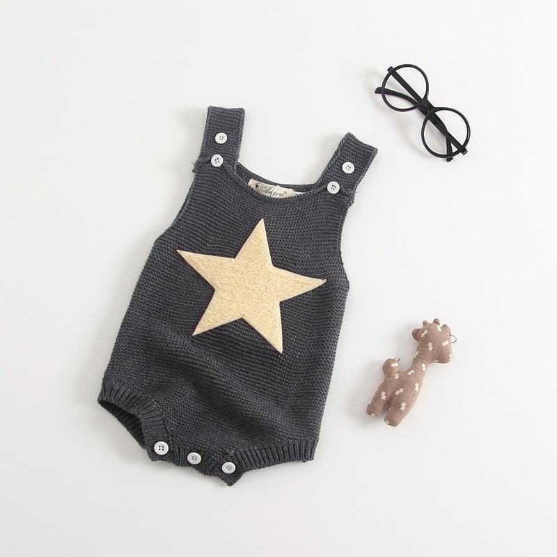 Combinaison Tricotée de Style Rétro pour Fille Bébé