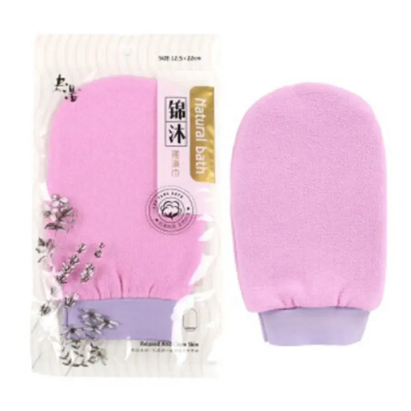 Gants de bain exfoliants premium pour un nettoyage rafraîchissant