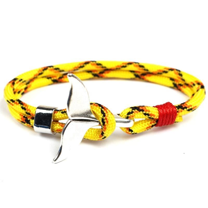 Pulsera de Cola de Ballena de Moda para Hombres y Mujeres