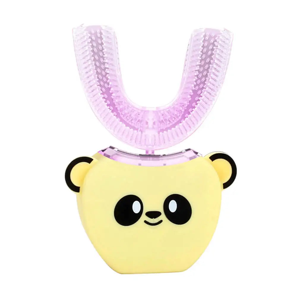 Smart U 360 Degrees Kids Sonic Electric Toothbrush Music Silicon Automatic Ultrasonic Teeth Tooth Brush Cartoon Pattern Children - Korvel