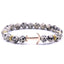 Bracelet en Pierre Naturelle au Design Ancre Élégant pour Hommes et Femmes