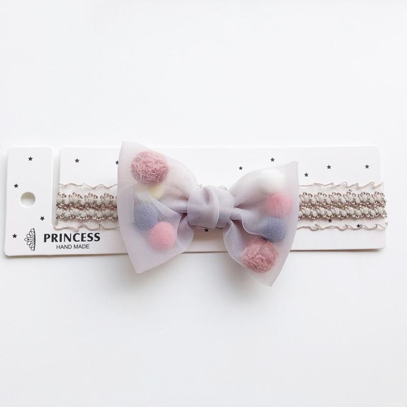 Luxury Pearl Handmade Bowknot Crown Headband for Baby Girls