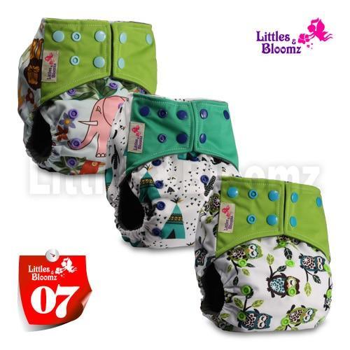Modern Luxury Printed Washable Cloth Diaper Set
