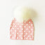 Chapeau de bébé moderne de luxe avec pompon pour l'automne et l'hiver