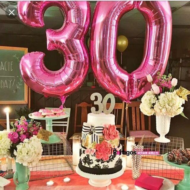 32-Inch Luxury Helium Foil Number Balloons for Celebrations - Korvel