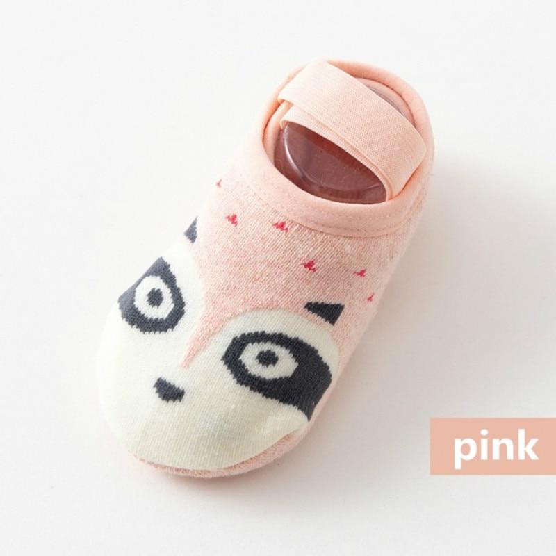 Lindos Calcetines de Algodón Antideslizantes para Bebés con Patrones de Dibujos Animados