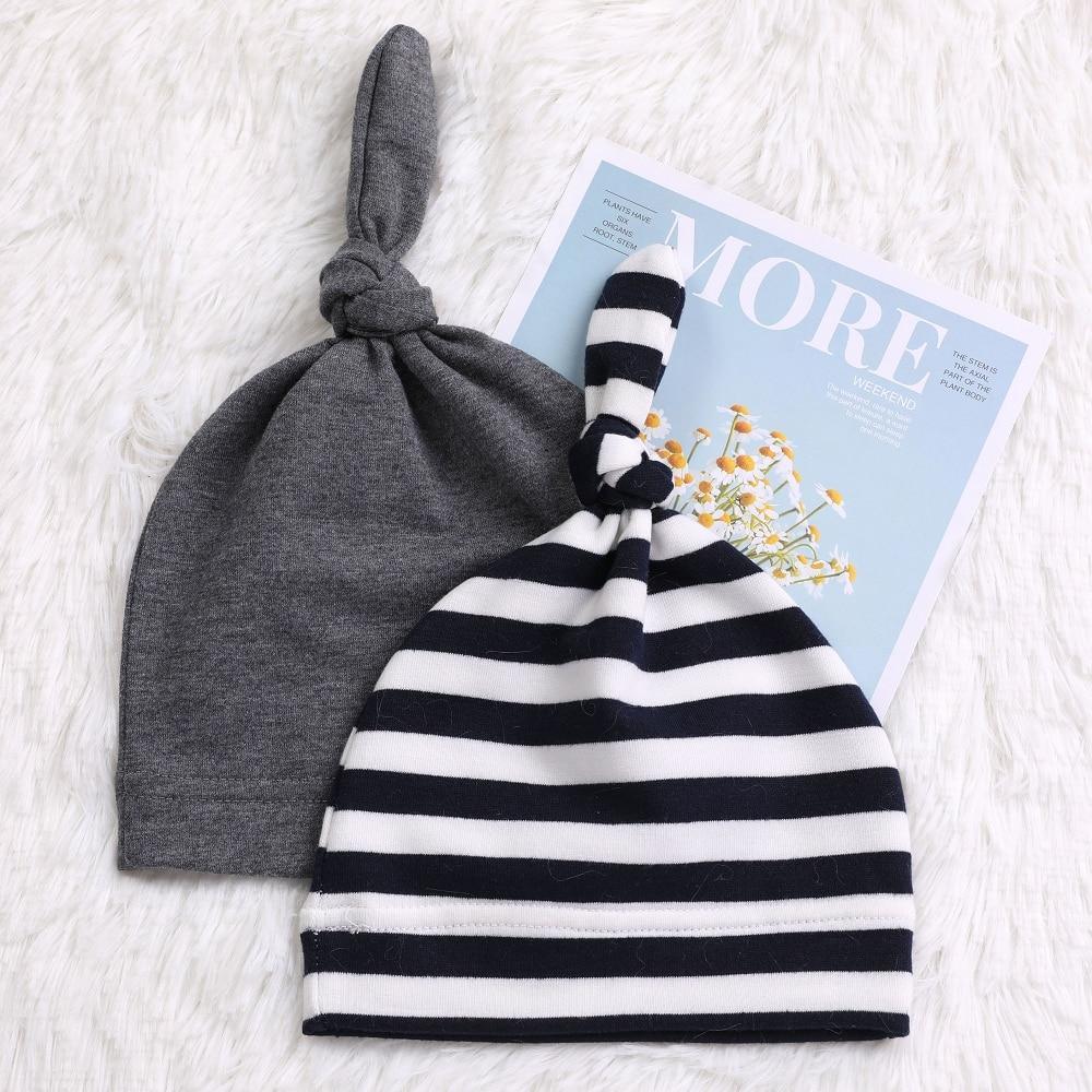 Adorable 2-Piece Baby Cap Set - 100% Cotton for All Seasons - Korvel