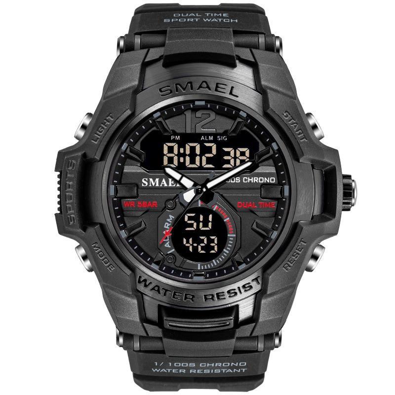 Reloj Deportivo de Lujo Moderno para Hombres - Impermeable con Doble Pantalla