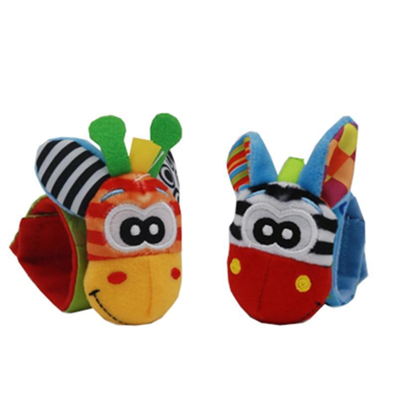 Sonajeros Coloridos para Muñecas y Calcetines para Pies para Infantes