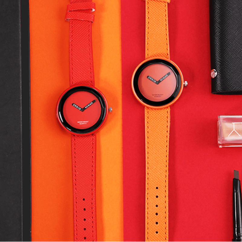 Vintage Retro Classic Women's Leather Watch