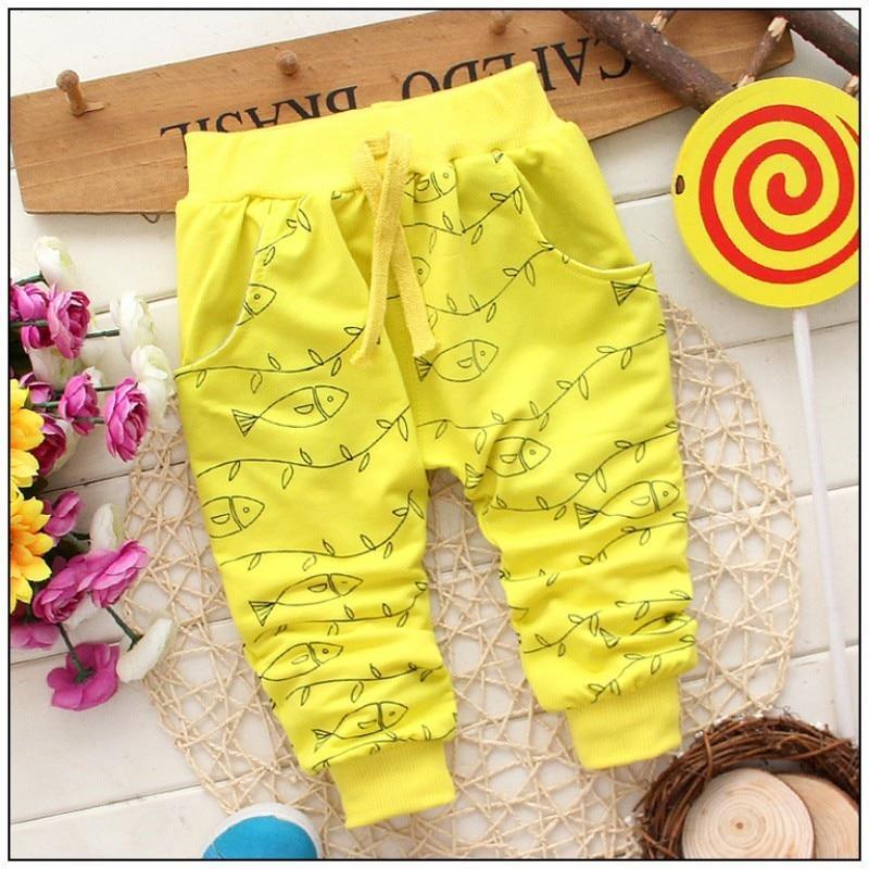 Cute Cartoon Baby Girl Pants - Comfortable Cotton Trousers