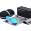 Lunettes de soleil aviateur polarisées de luxe avec protection UV400