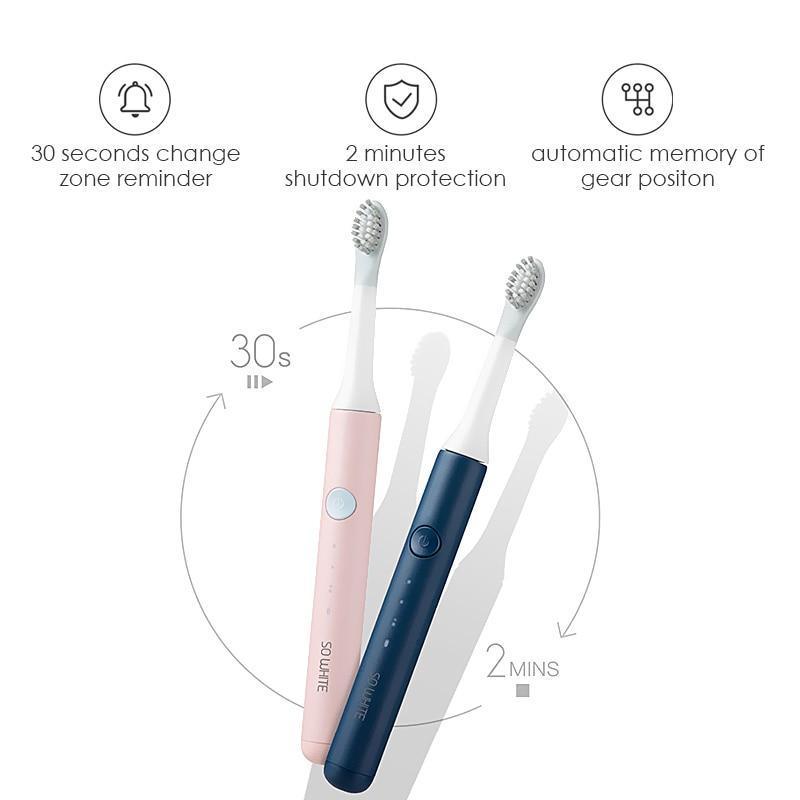 Brosse à dents électrique sonique avec plusieurs modes de nettoyage