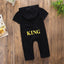 Jumpsuit de Algodón Premium para Bebé Niño con Capucha