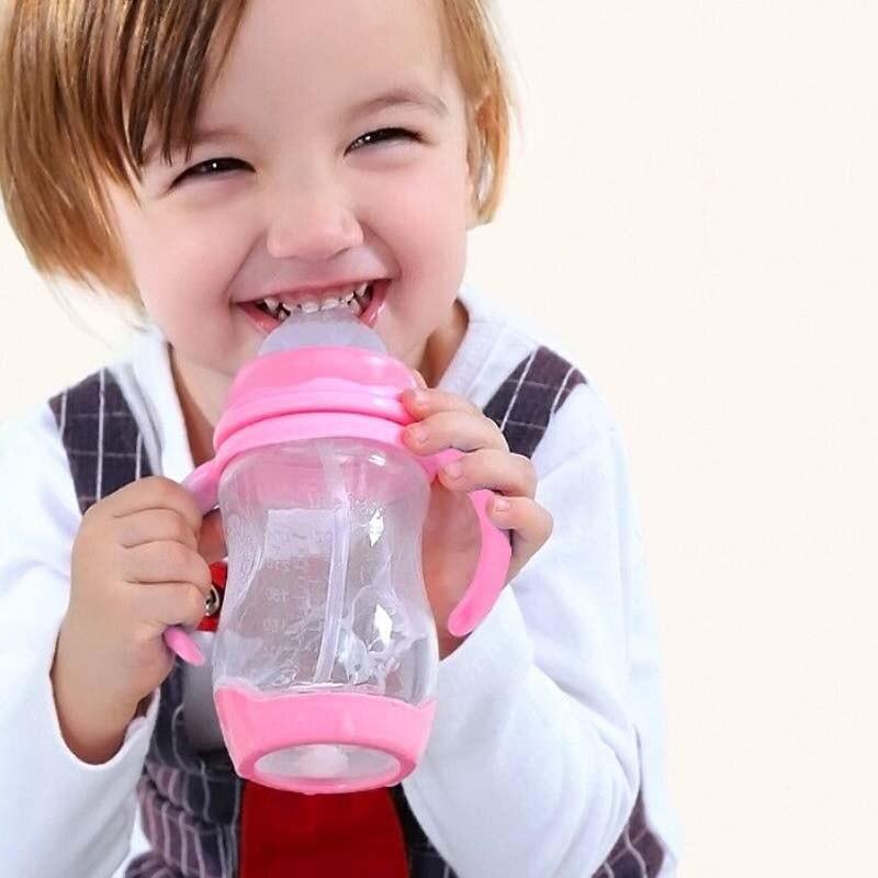 Botella para Bebés Anti-Cólicos Libre de BPA con Popote