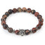 Elegant Tiger Eye Bracelet with Lion Head Charm