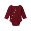 Elegant Handmade Baby Long Sleeve Romper for Newborns