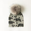 Luxury Cartoon Print Cotton Beanie Hat for Kids