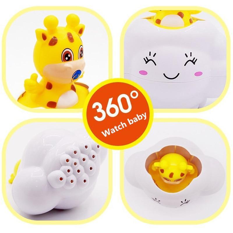 Jouets de bain pour bébés animaux en cartoon mignons pour un apprentissage amusant