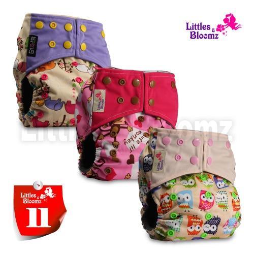 Modern Luxury Printed Washable Cloth Diaper Set