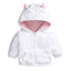 Winter Warm Cartoon Bear Hooded Jacket for Newborns