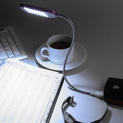 STEVVEX LED Flexible Desk Lamp - USB Powered, Ultra Bright