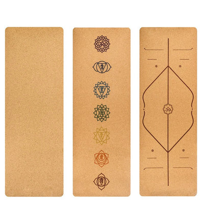 Natural Cork TPE Yoga Mat - Non-Slip & Eco-Friendly