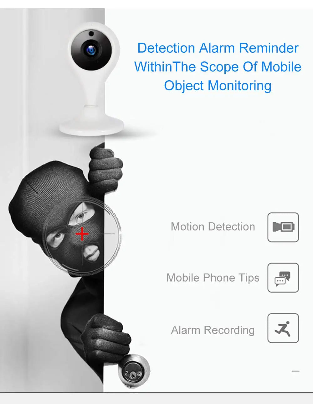 Home Security Camera Baby Monitor Smart WiFi Camera Bebe Audio Record Surveillance HD Mini CCTV IP Camera Wireless 720P - Korvel