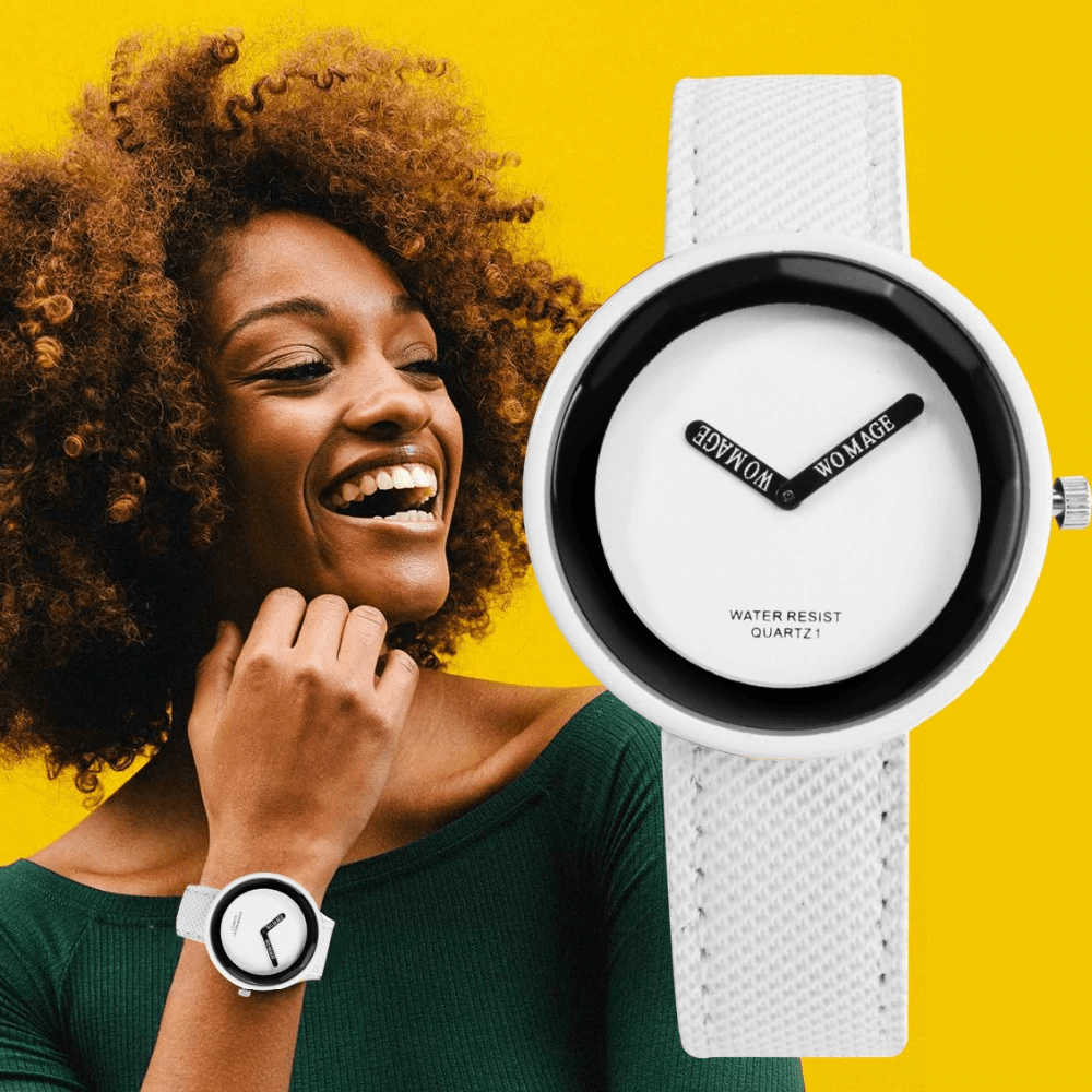 Montre en cuir pour femmes élégante - Design minimaliste