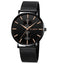 Montre classique décontractée en métal unisexe de luxe