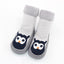 Baby Warm Stretchy Booties with Rubber Soles for Newborns