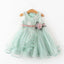 Luxury Modern Flower Newborn Baby Dress