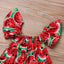 Conjunto de Bodysuit de Sandía para Bebé Niña de 2 Piezas