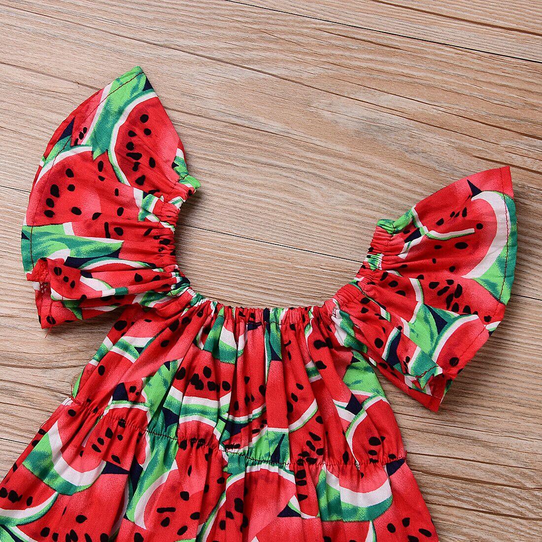 Conjunto de Bodysuit de Sandía para Bebé Niña de 2 Piezas