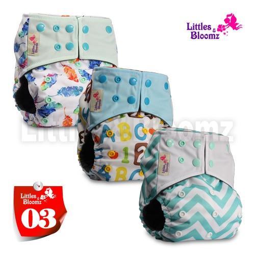 Modern Luxury Printed Washable Cloth Diaper Set