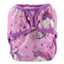 Couche en tissu pour bébé ajustable à taille unique avec double gousset