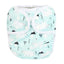 Couche en tissu pour bébé ajustable à taille unique avec double gousset