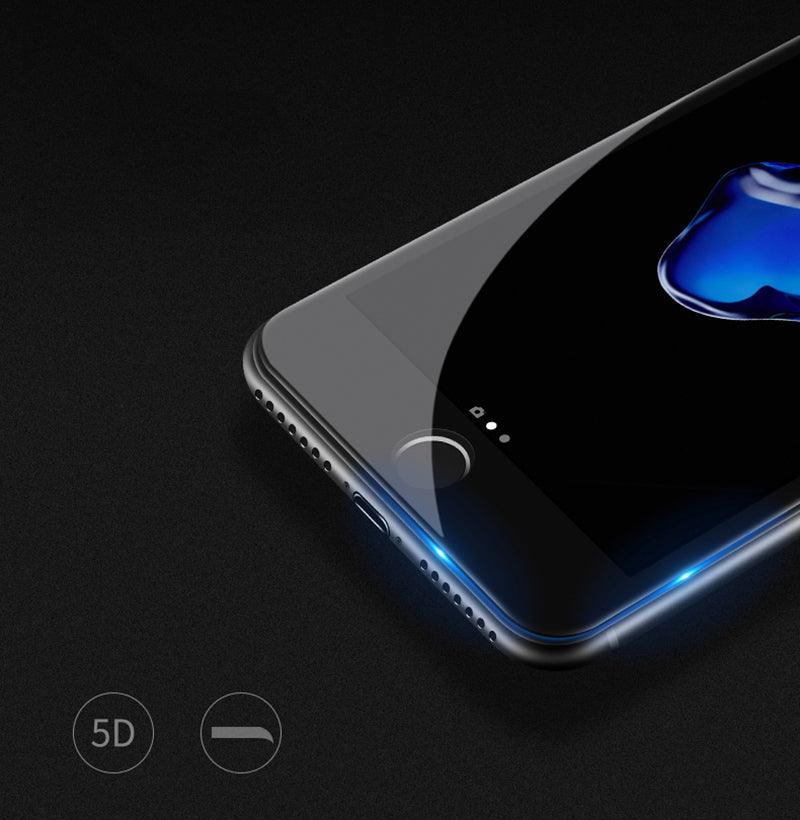Protector de Pantalla de Vidrio Templado 5D Premium para iPhone