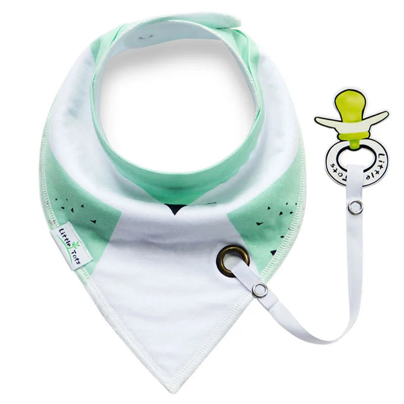 Bavoirs super absorbants pour bébé avec corde anti-chute