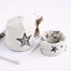 Adorable Star Print Cotton Hat & Scarf Set for Kids - Korvel