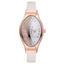 Montre de luxe élégante pour femmes avec bracelet en cuir